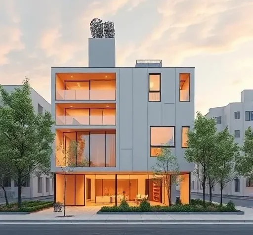 Как вызов современной урбанизации: минималистичные планировки с гибкими стенами и автономной энергией