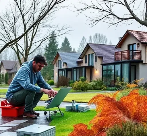 Работа с данными о недвижимости и риска климатических условий