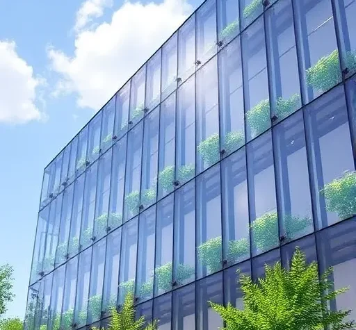 Адаптивные кристаллические фасады снижают энергопотребление в летний пик сезоне до 60%