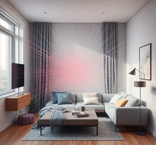 Оптимизация звукоизоляции квартиры с использованием фазированной нейтрализации вибраций феноменом резонансных кабелейанса