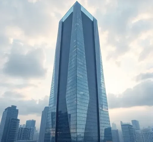 Адаптивная гибридная призма охлаждения и вентиляции для офисных небоскрёбов высокого энергопотребления